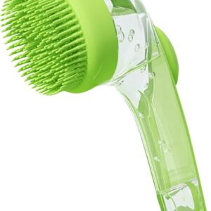 Dog Shampoo Brush with Soap Dispenser